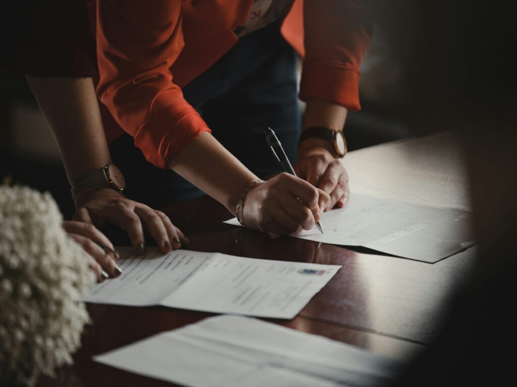 Person adding an additional insured to their insurance coverage.
